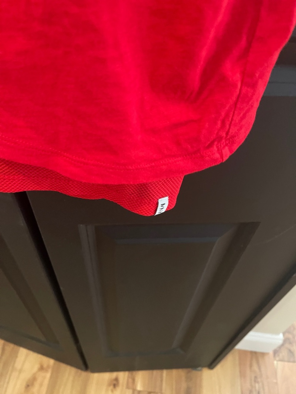 NYDJ Red Sleeveless Mesh-Inset Tank - Picture 4 of 7